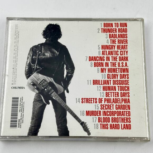 BRUCE SPRINGSTEEN Greatest Hits 1995 CD Columbia Records CCK67060 - Picture 2 of 5